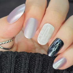 Silver Screen (B541) - Sheer Metallic Silver Stamping Polish