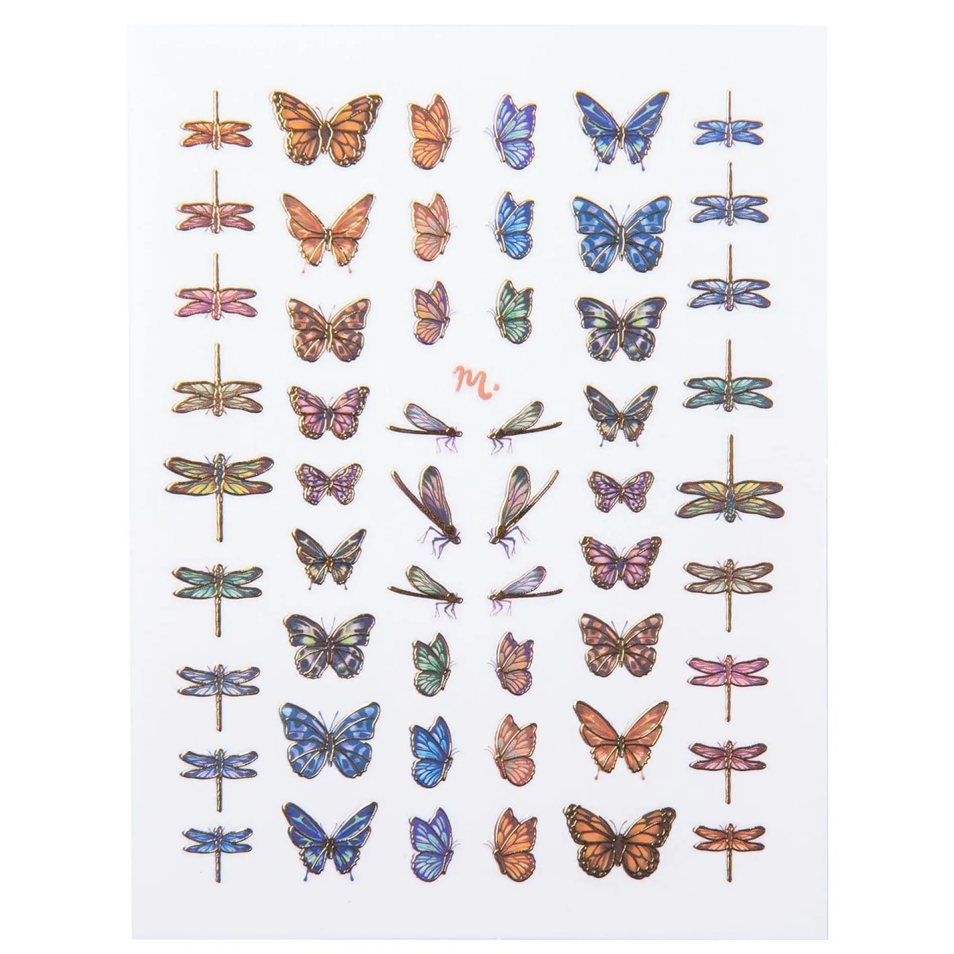 Sky Dancers - 2pc Nail Art Sticker Set