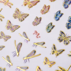 Sky Dancers - 2pc Nail Art Sticker Set