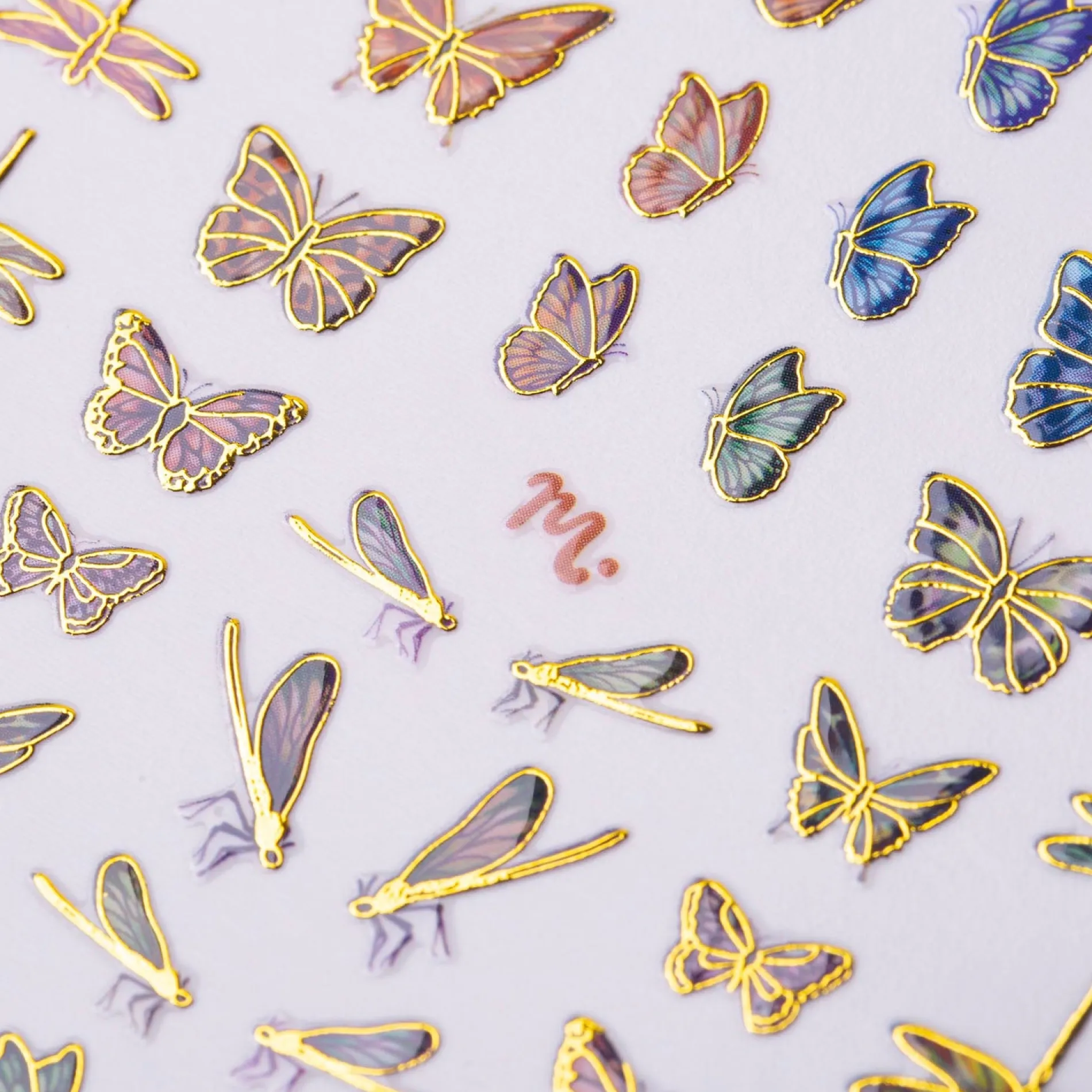 Sky Dancers - 2pc Nail Art Sticker Set