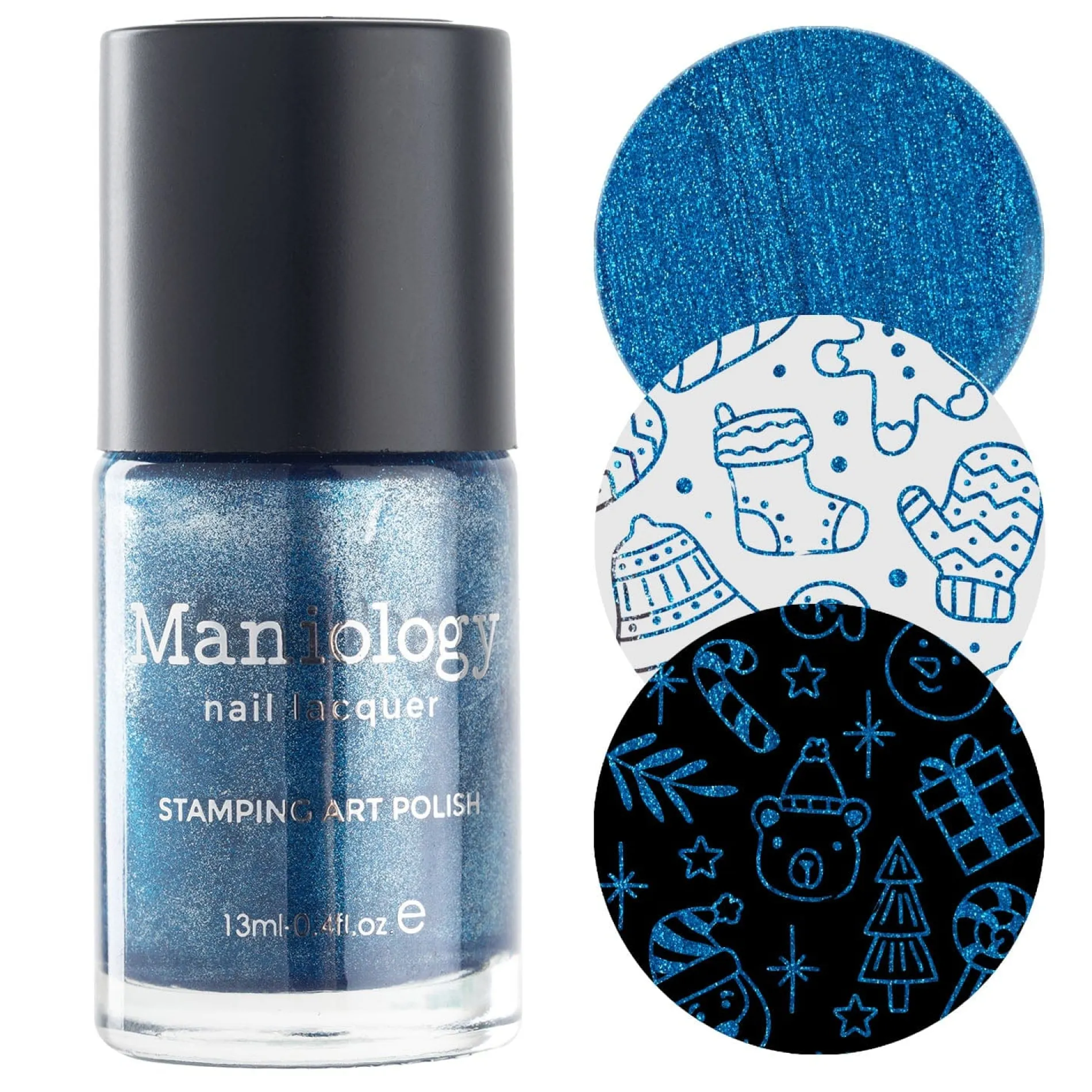 Sleigh Day: 3-Piece Metallic Stamping Polish Set