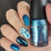 Sleigh Day: Twinkle Toes (B497) - Blue Metallic Stamping Polish