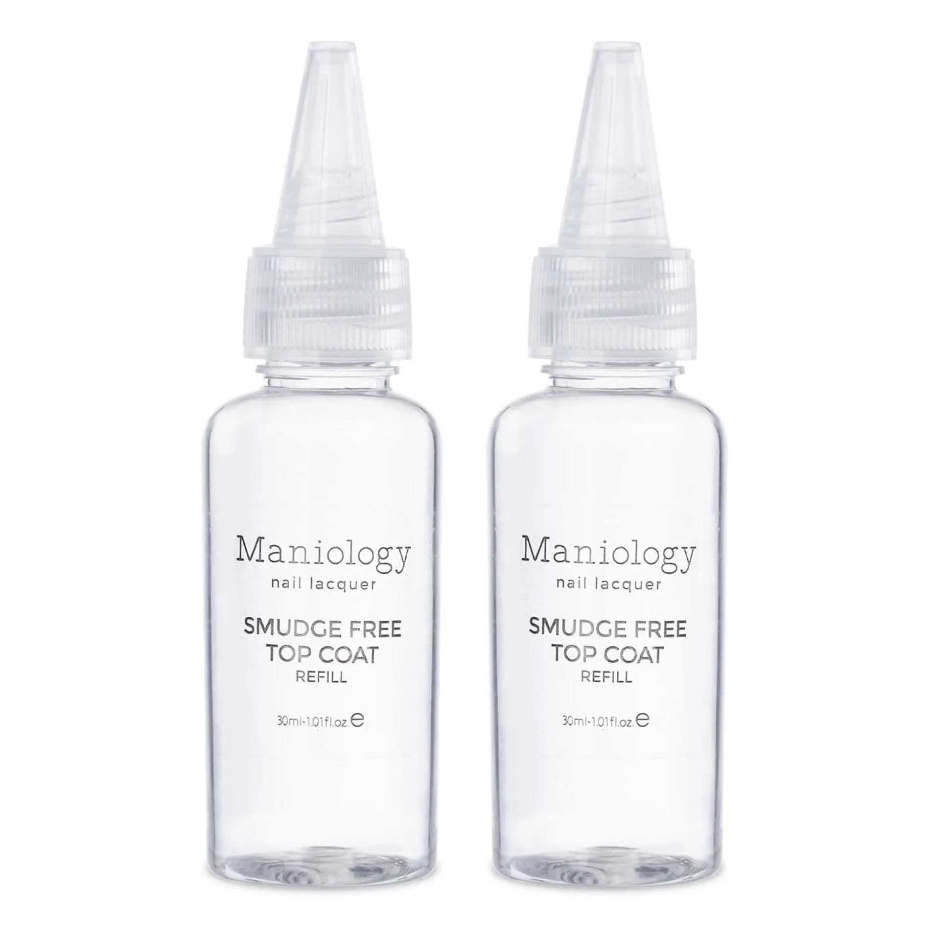 Smudge-Free Top Coat Refill Set - Includes (2) 30ml Bottles
