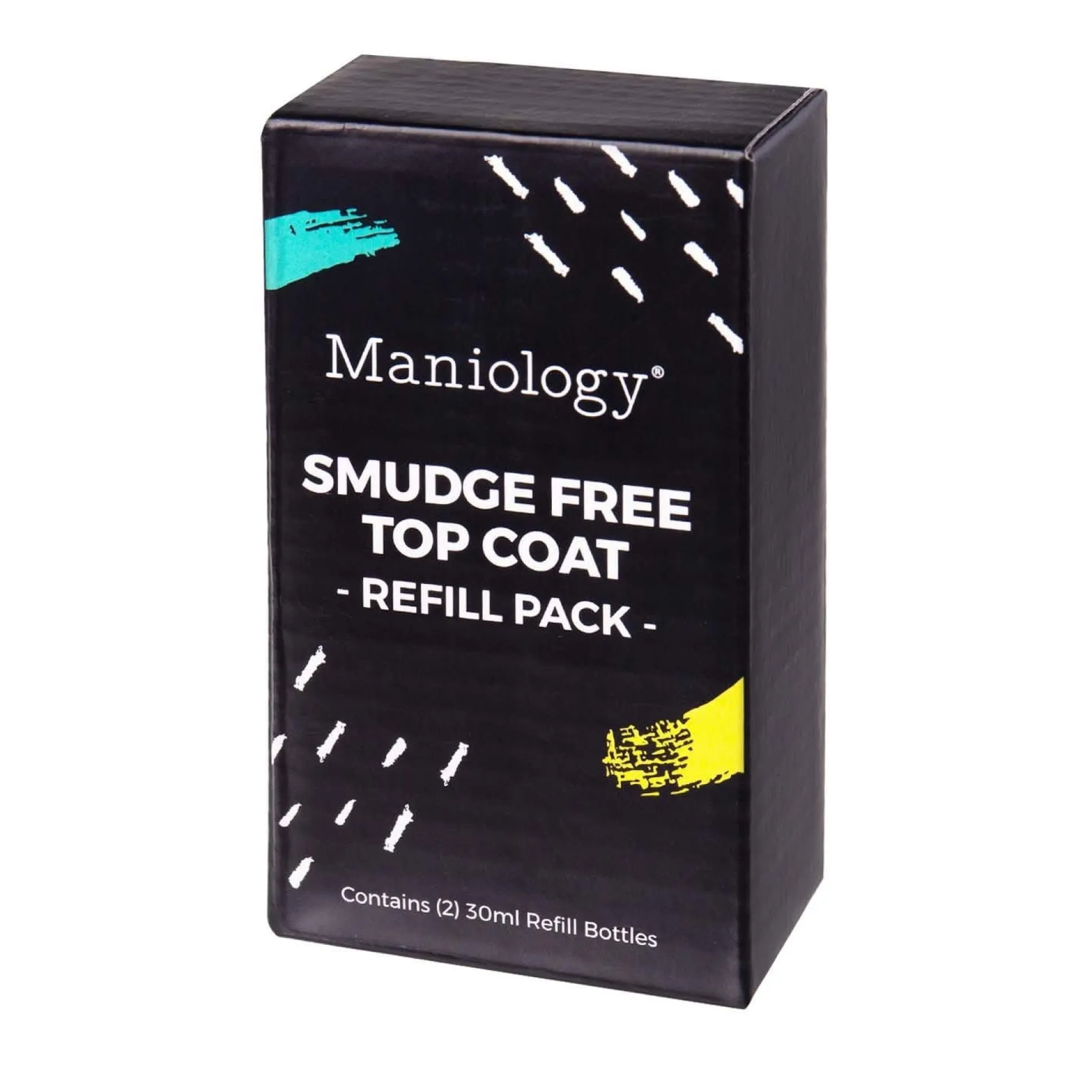 Smudge-Free Top Coat Refill Set - Includes (2) 30ml Bottles