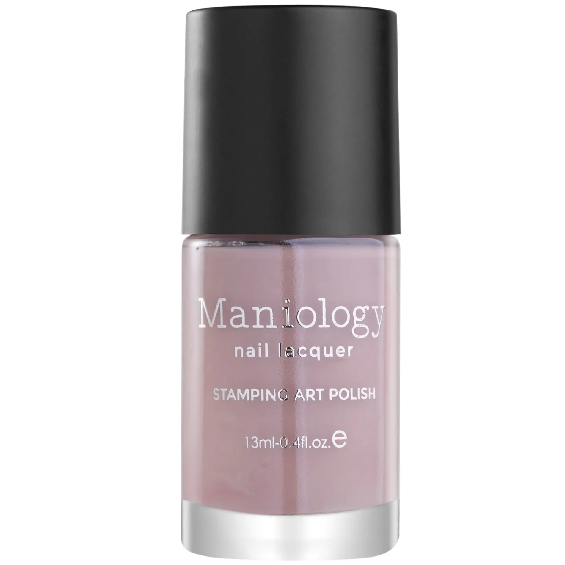 Snowflake Waltz Collection: Ballet Flats (B231)- Nude Pink Cream Stamping Polish