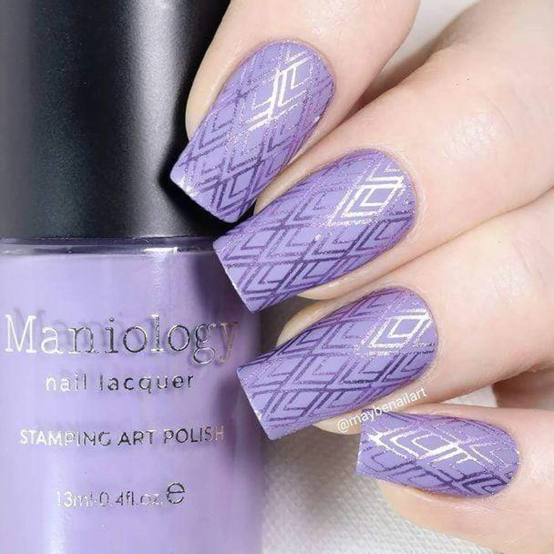 Snowflake Waltz Collection: Marzipan (B228) - Mauve Creme Stamping Polish