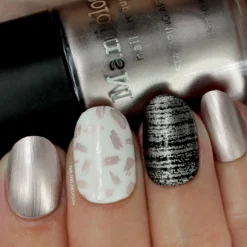 Snowflake Waltz Collection: Magic Hour (B229) - Champagne Shimmer Stamping Polish