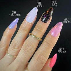 Songbird: 3-Piece Jelly Flakies Topper Nail Polish Set