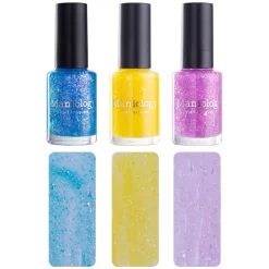 Songbird: 3-Piece Jelly Flakies Topper Nail Polish Set
