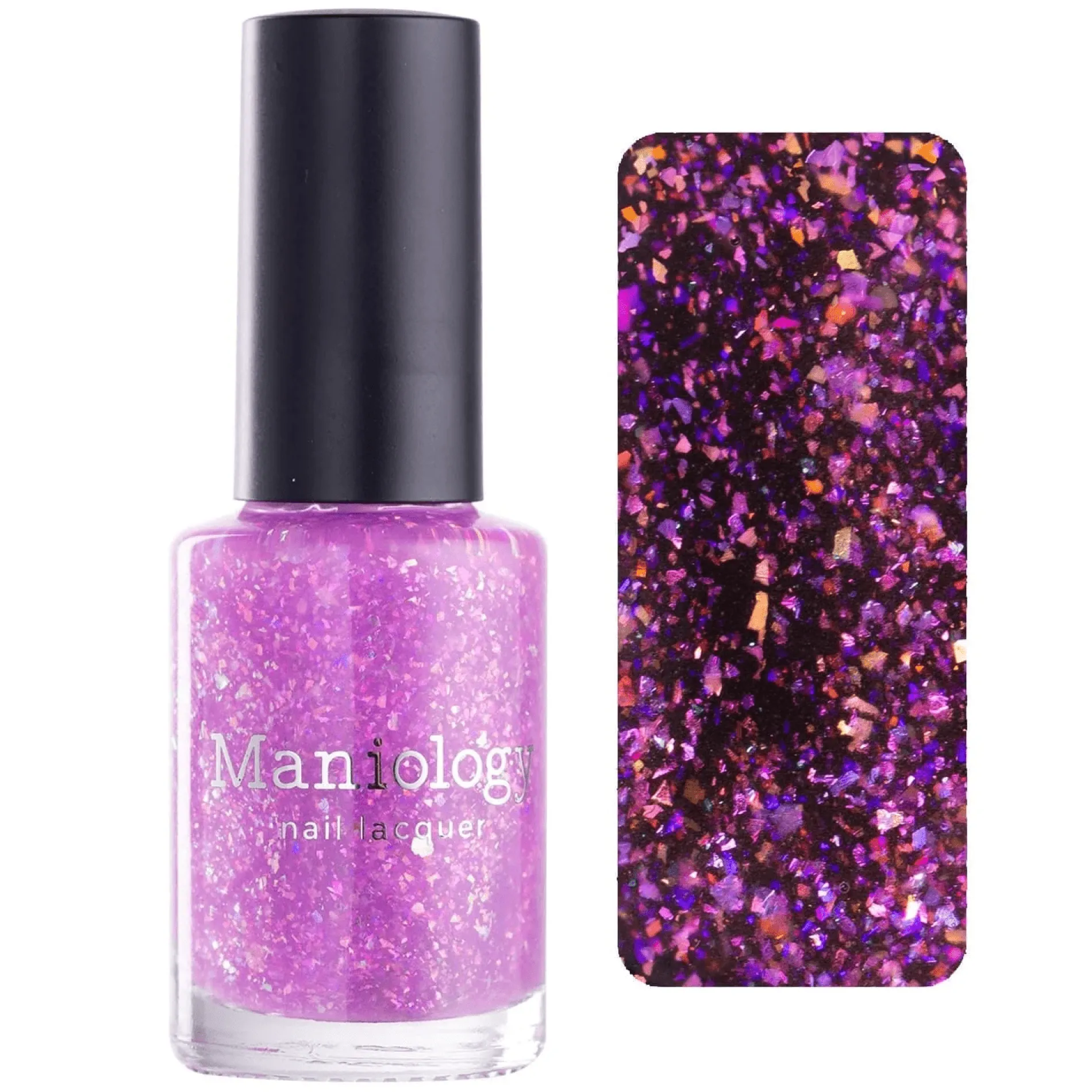 Songbird: Violet Starling (P143) - Purple Jelly Flakies Topper Nail Polish