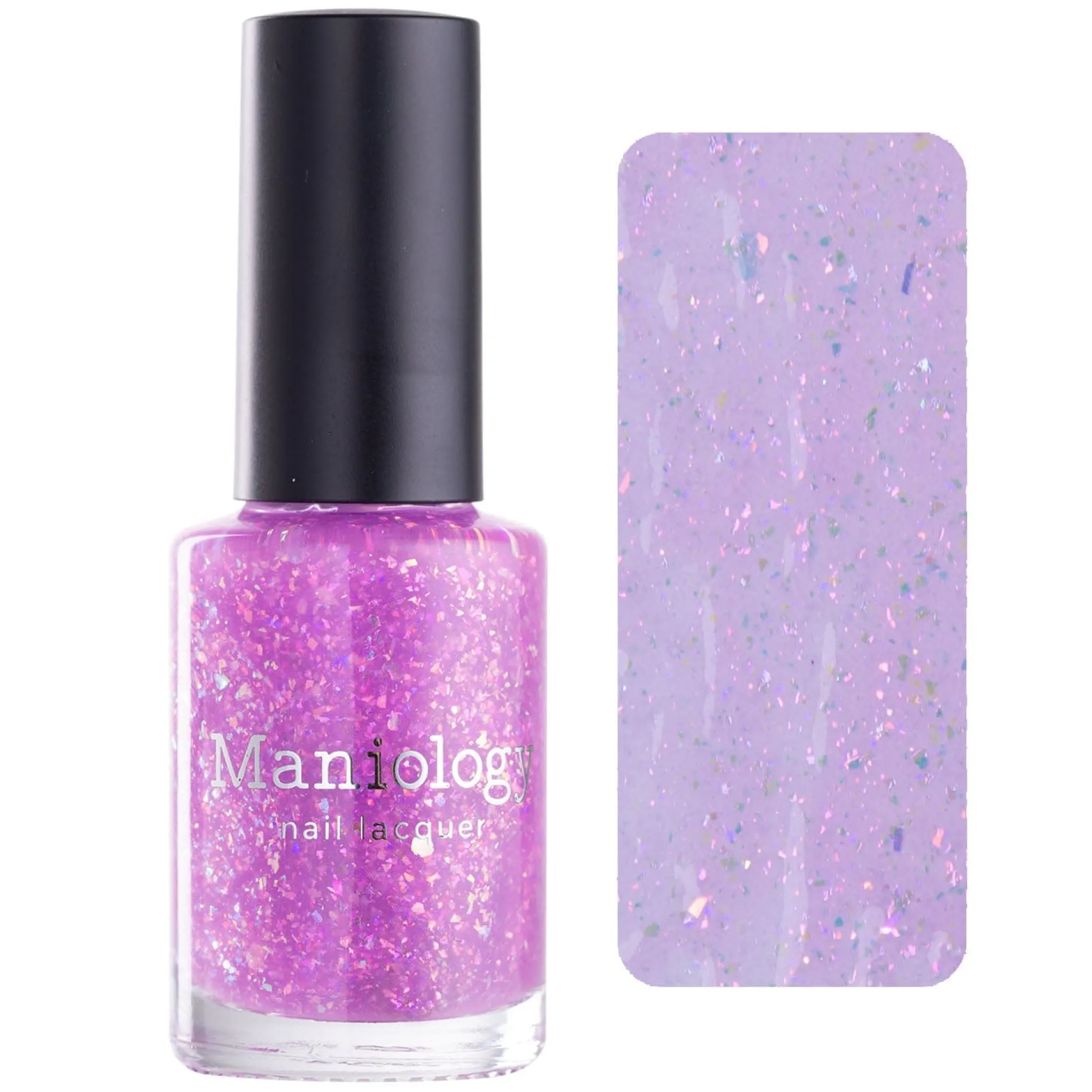 Songbird: Violet Starling (P143) - Purple Jelly Flakies Topper Nail Polish