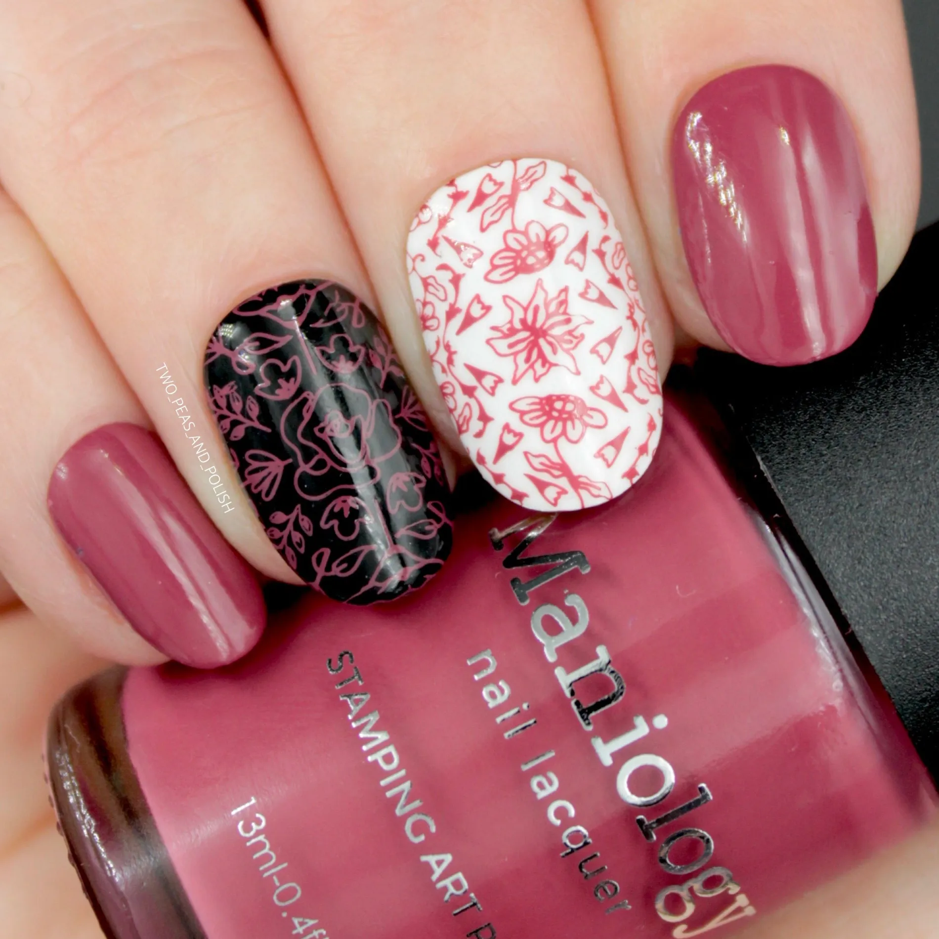 Sonnet (B425) - Rouge Rose Pink Cream Stamping Polish