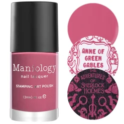 Sonnet (B425) - Rouge Rose Pink Cream Stamping Polish