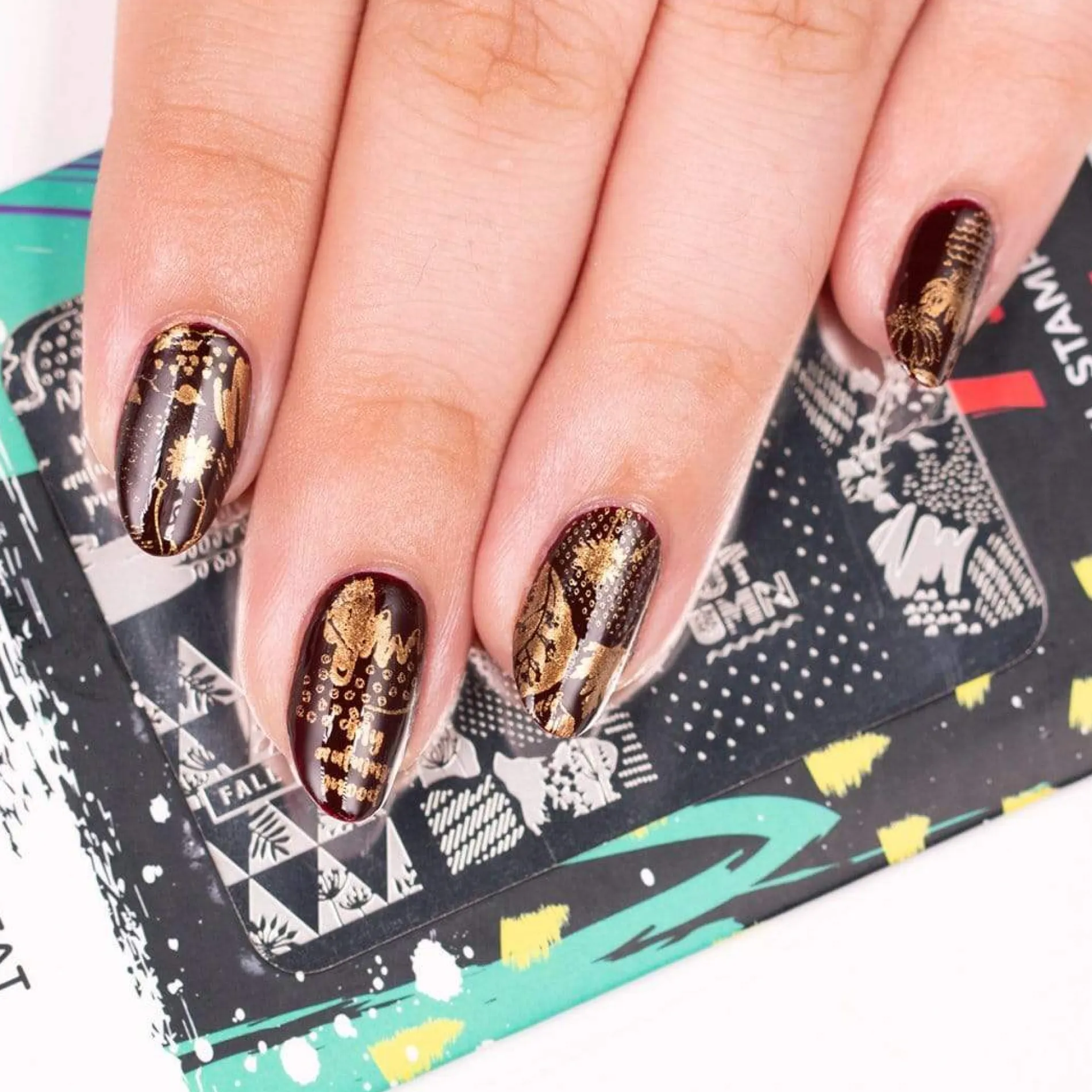 Spiced Orange (B248) - Metallic Copper Orange Stamping Polish