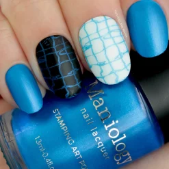 Splash (B432) - Pearl Blue Stamping Polish