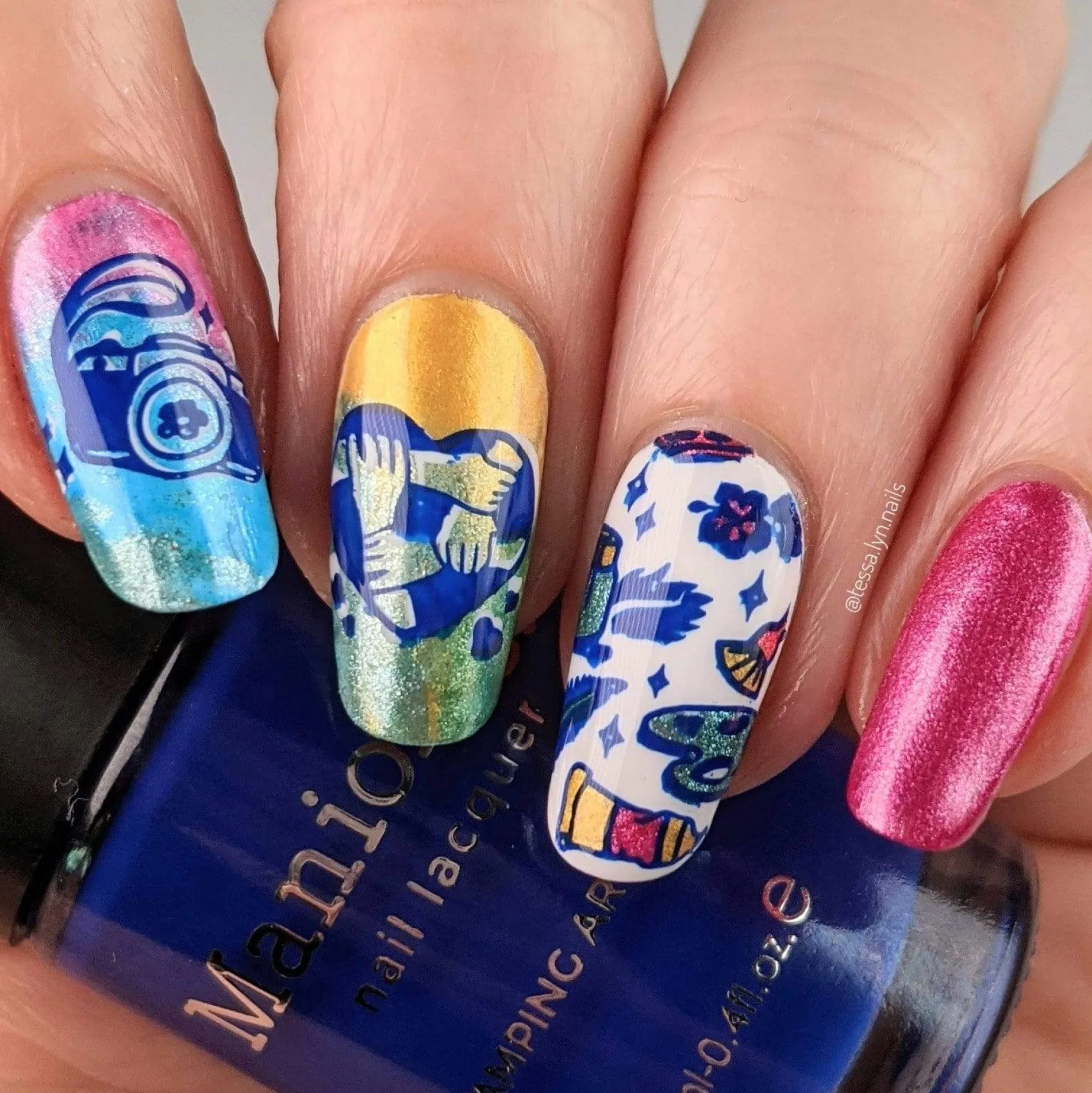 Stamp For A Cause: Hawaii Arts Alliance (M218) - Nail Stamping Plate