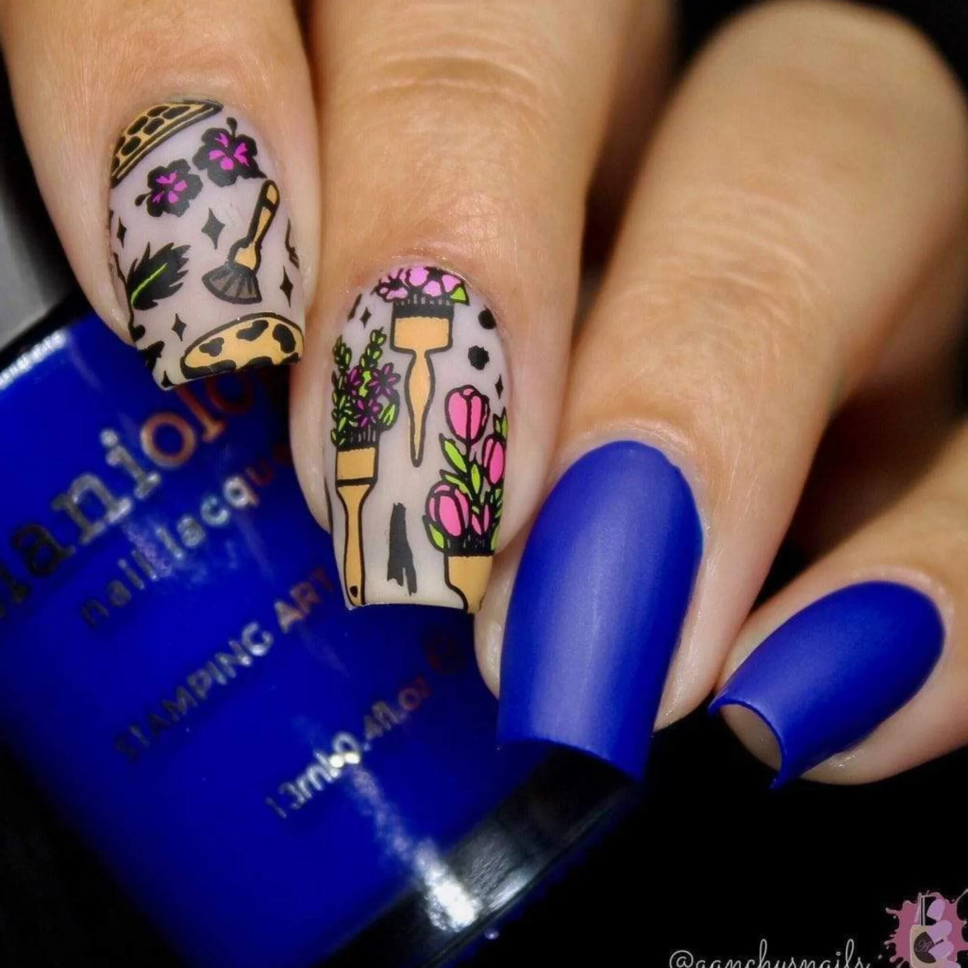 Stamp For A Cause: Hawaii Arts Alliance (M218) - Nail Stamping Plate