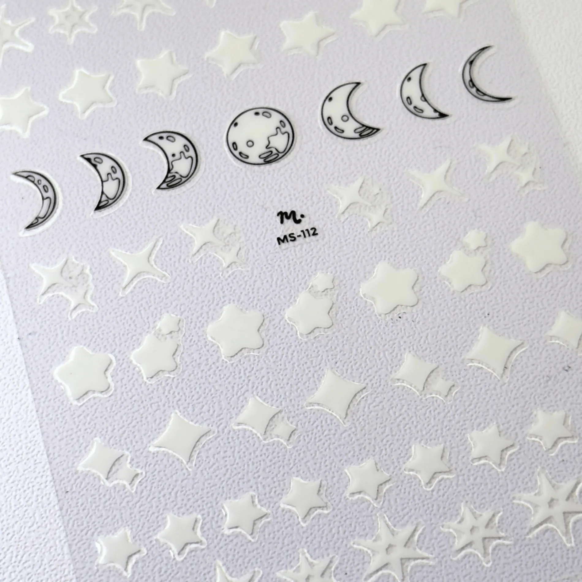 Star Struck (MS-112) - Glow In The Dark Nail Art Sticker