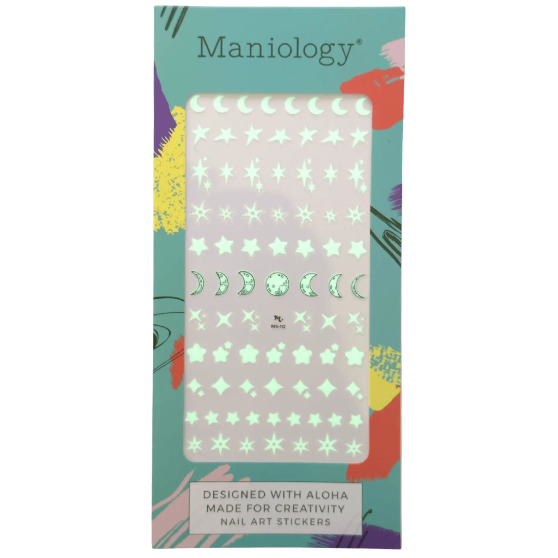 Star Struck (MS-112) - Glow In The Dark Nail Art Sticker