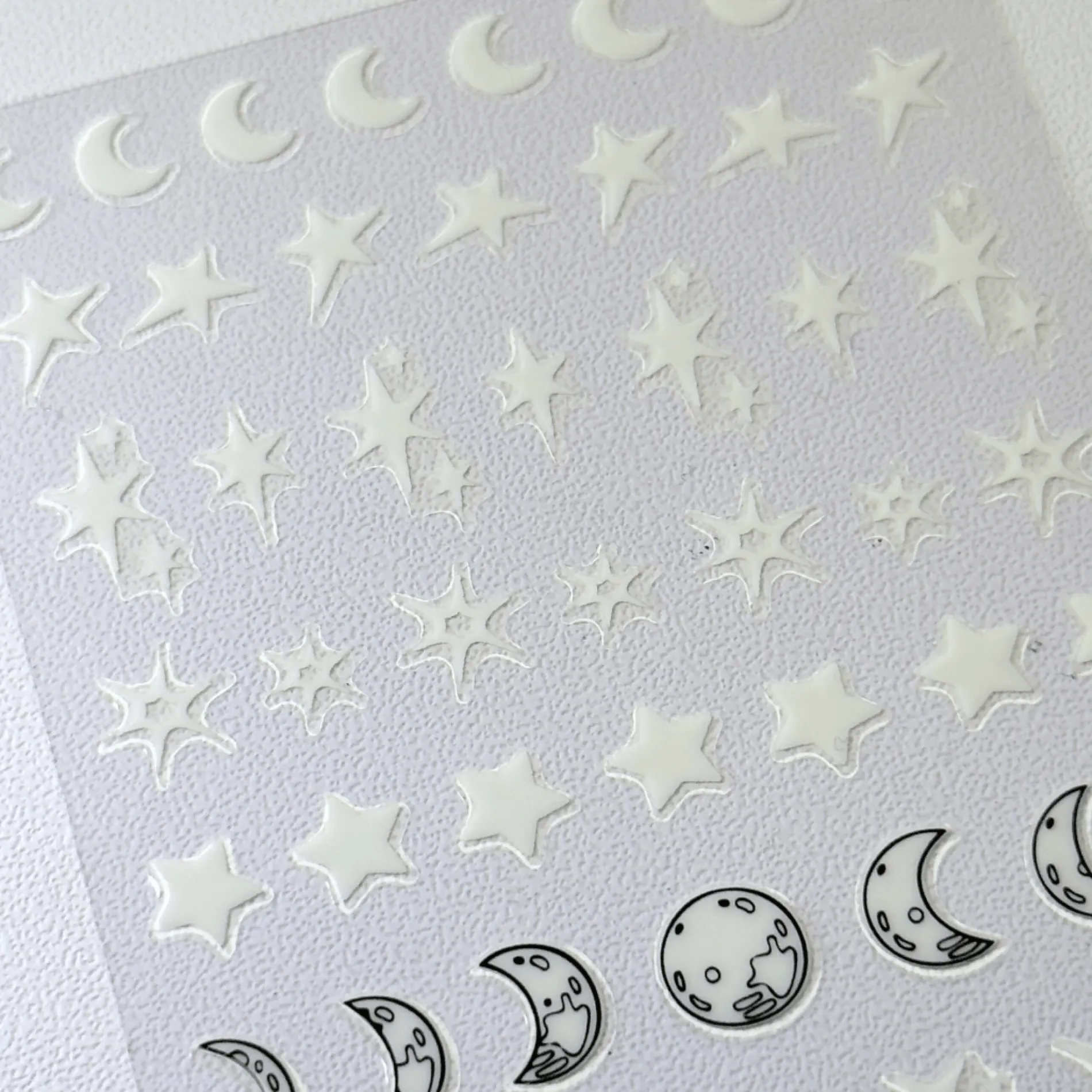 Star Struck (MS-112) - Glow In The Dark Nail Art Sticker