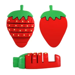 Strawberry Scraper Card and Nail Art Pen Holder