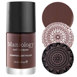 Sugar + Spice: Cocoa (B351) - Chocolate Brown Stamping Polish