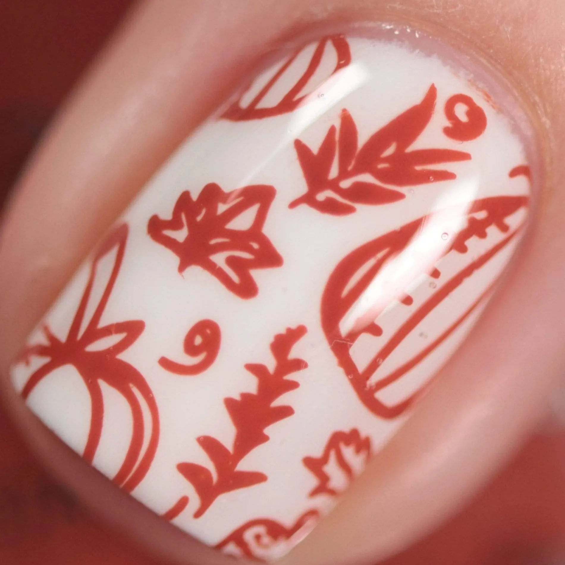 Sugar + Spice: Nutmeg (B352) - Clay Red-Orange Stamping Polish