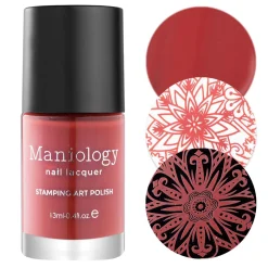 Sugar + Spice: Nutmeg (B352) - Clay Red-Orange Stamping Polish