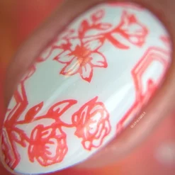 Sunblaze (B472) - Duochrome Salmon Stamping Polish