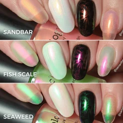 Sunrays: 3-Piece Aurora Duochrome Stamping Polish Set
