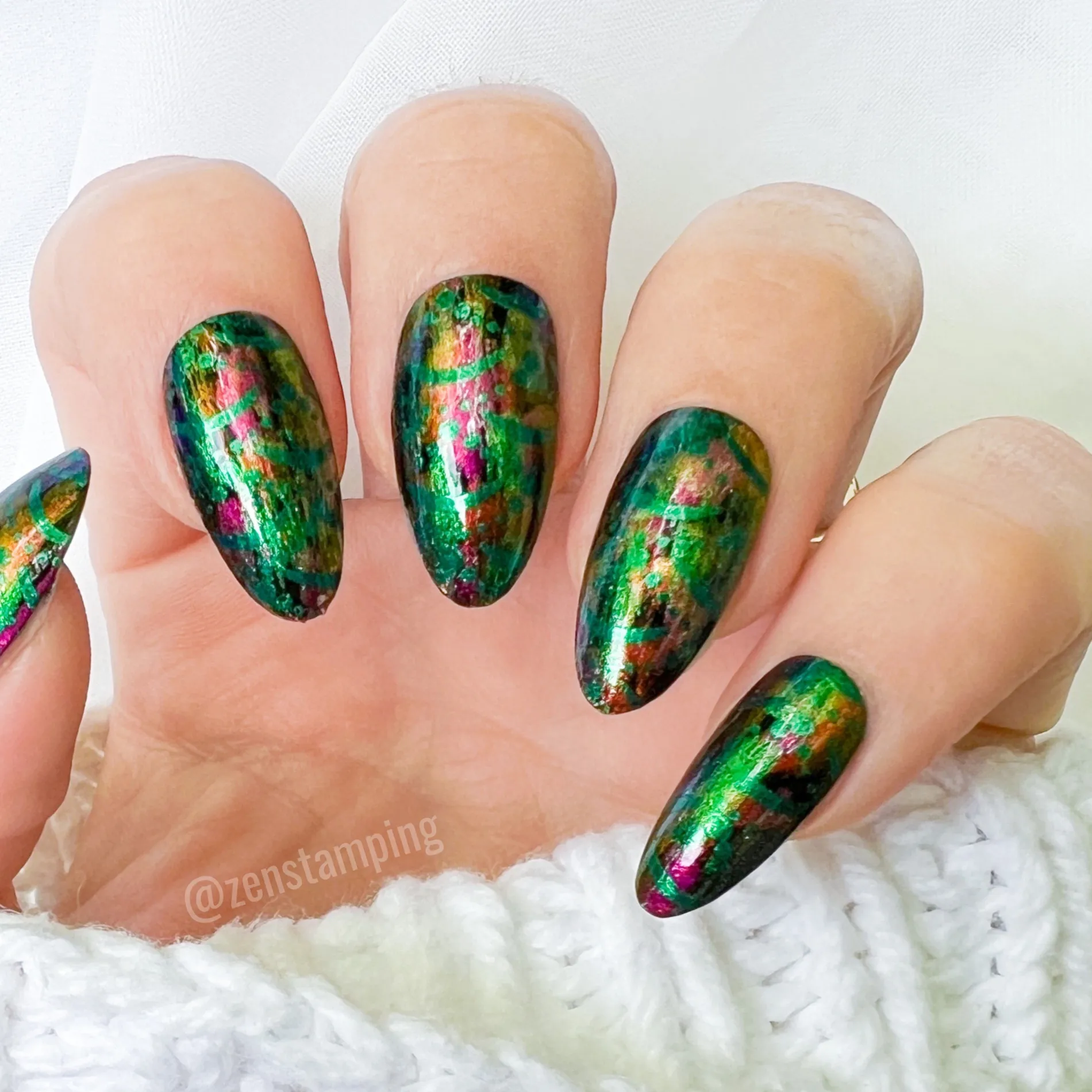 Sunrays: 3-Piece Aurora Duochrome Stamping Polish Set