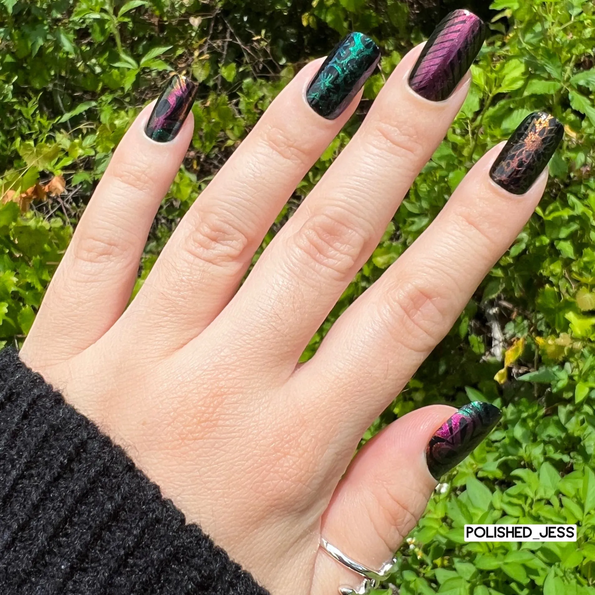 Sunrays: 3-Piece Aurora Duochrome Stamping Polish Set