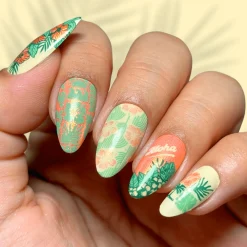 Sunset Glow (B553) - Shimmer Orange Stamping Polish