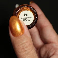 Sunset Glow (B553) - Shimmer Orange Stamping Polish