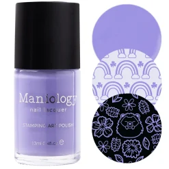 Sunshower: Bluebell (B509) - Purple Cream Stamping Polish