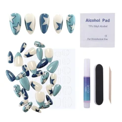 Supernova Press On Nails - Short Almond
