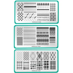 Sweater Weather: Set of 3 Nail Stamping Plates