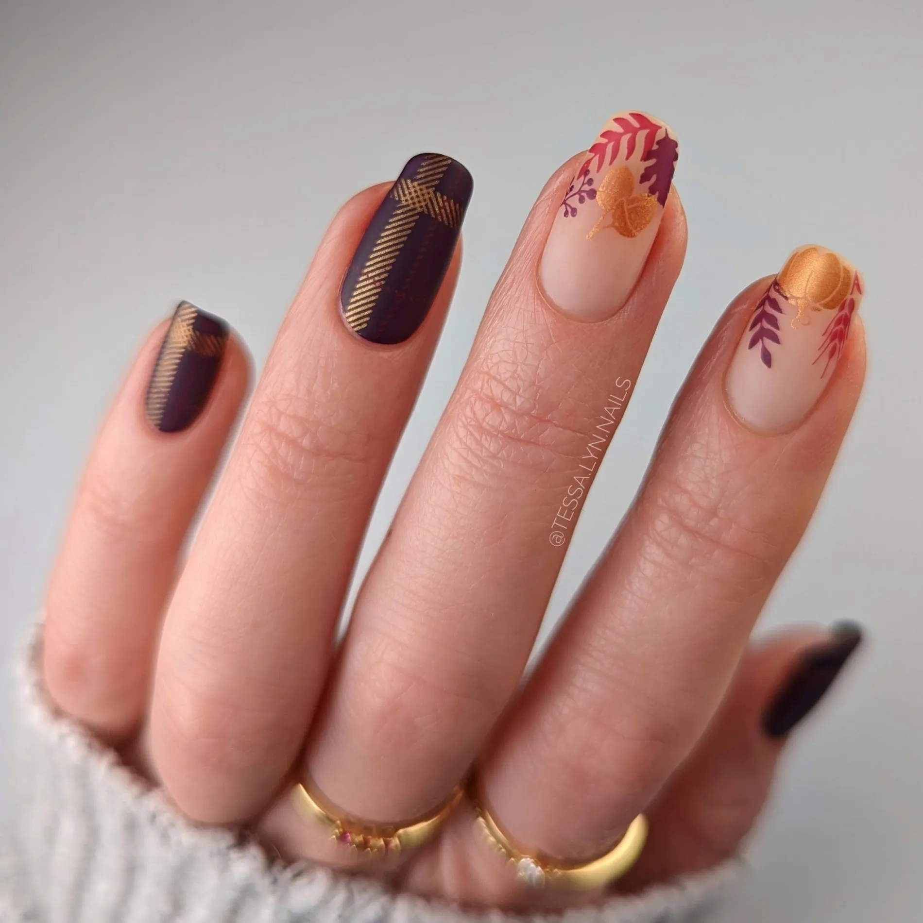 Sweater Weather: Set of 3 Nail Stamping Plates
