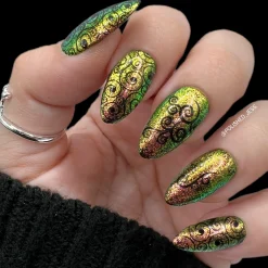 Swirls (M357) - Nail Stamping Plate