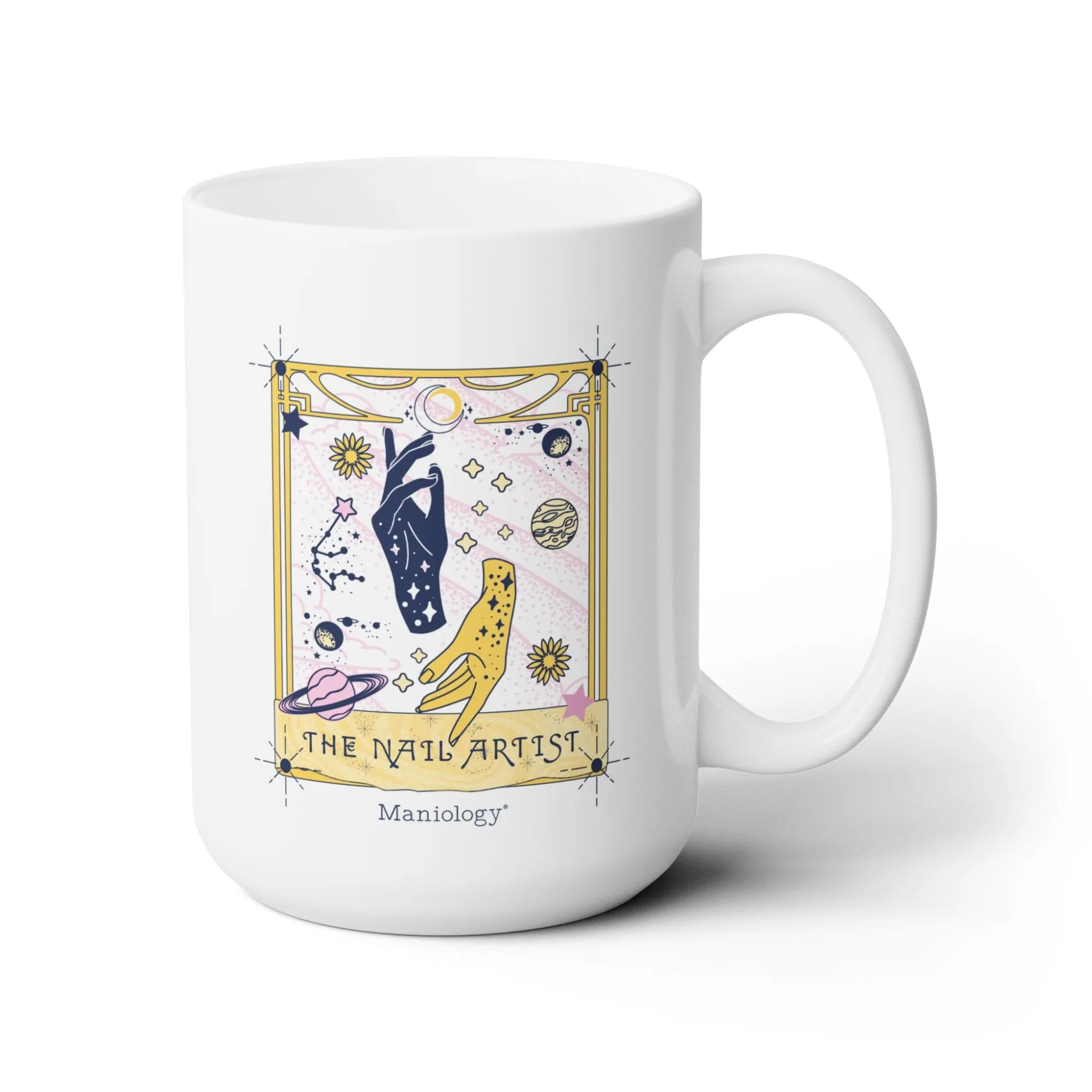 Tarot - The Nail Artist Ceramic Coffee Mug 15oz