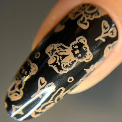 Teatime (B525) - Cream Brown Stamping Polish