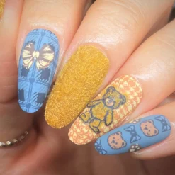 Teddy and Me: Bear Necessities (MXM137) - Nail Stamping Plate