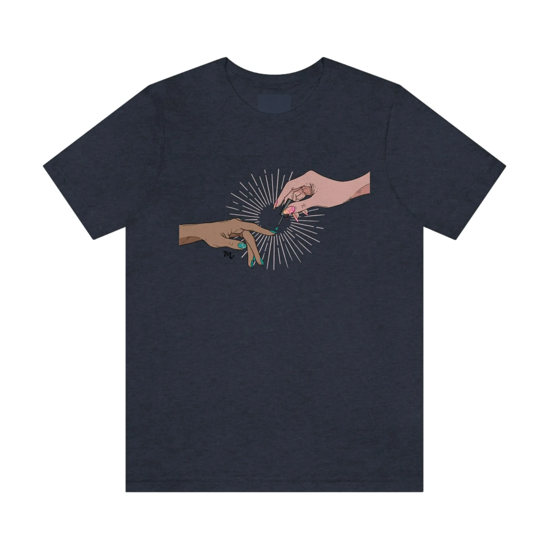 The Creation of Manicure - Short Sleeve T-shirt