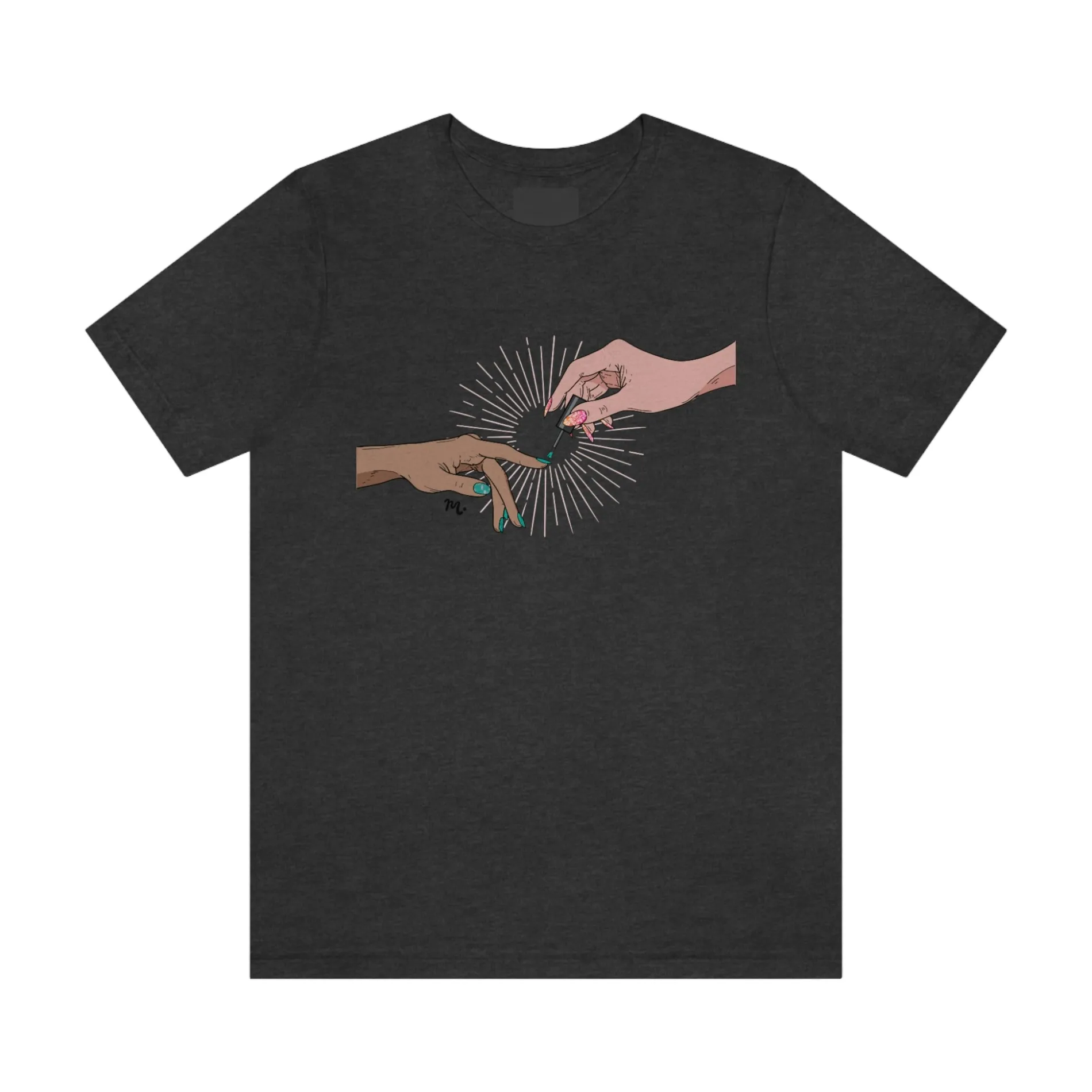 The Creation of Manicure - Short Sleeve T-shirt