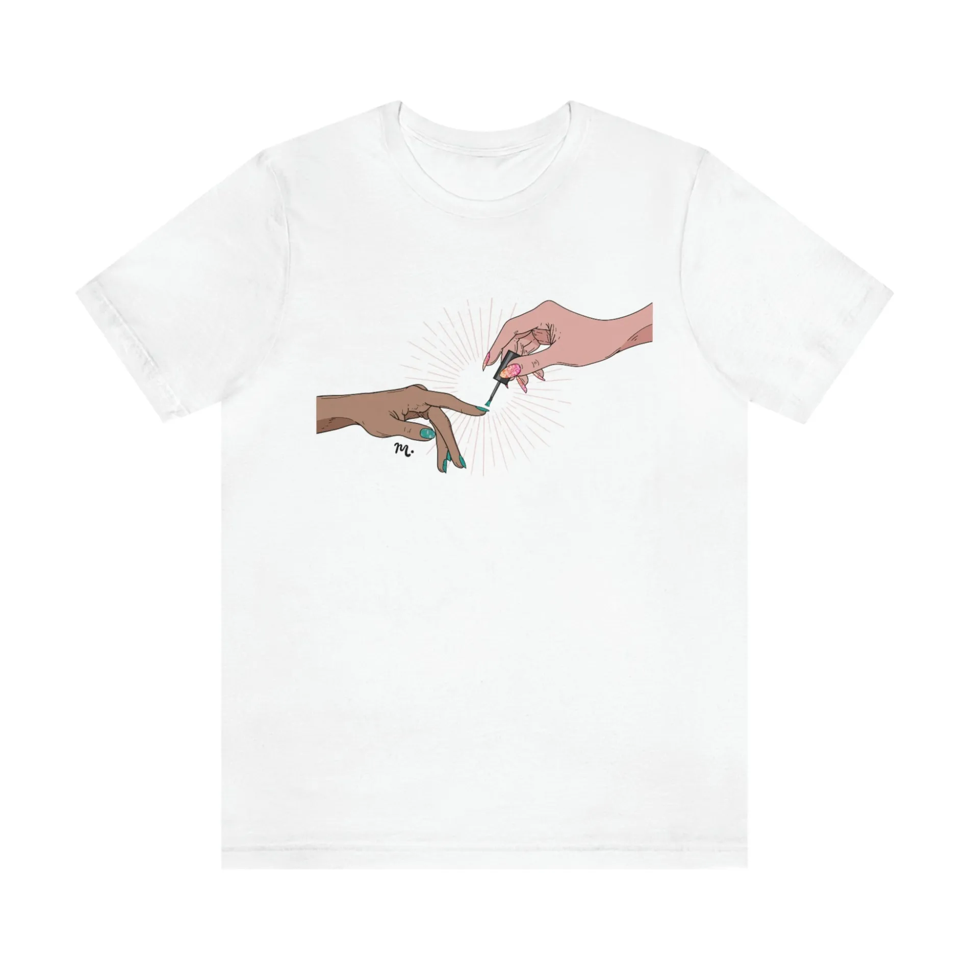 The Creation of Manicure - Short Sleeve T-shirt