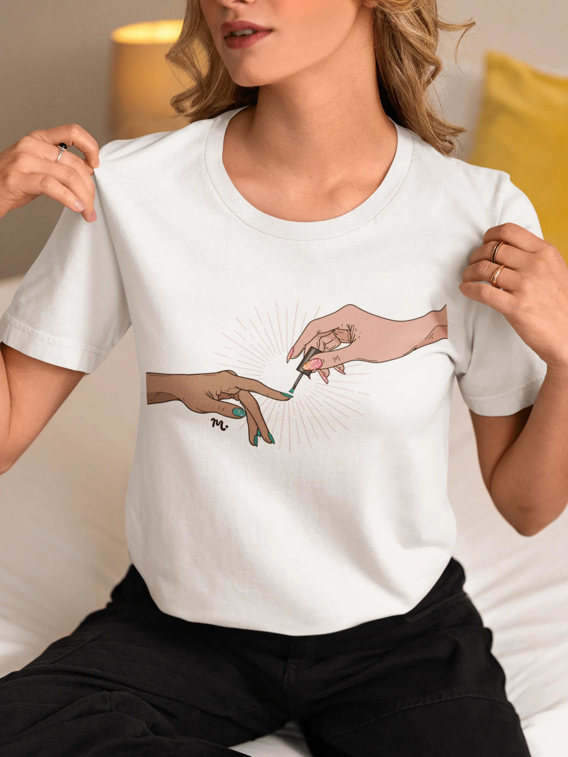 The Creation of Manicure - Short Sleeve T-shirt