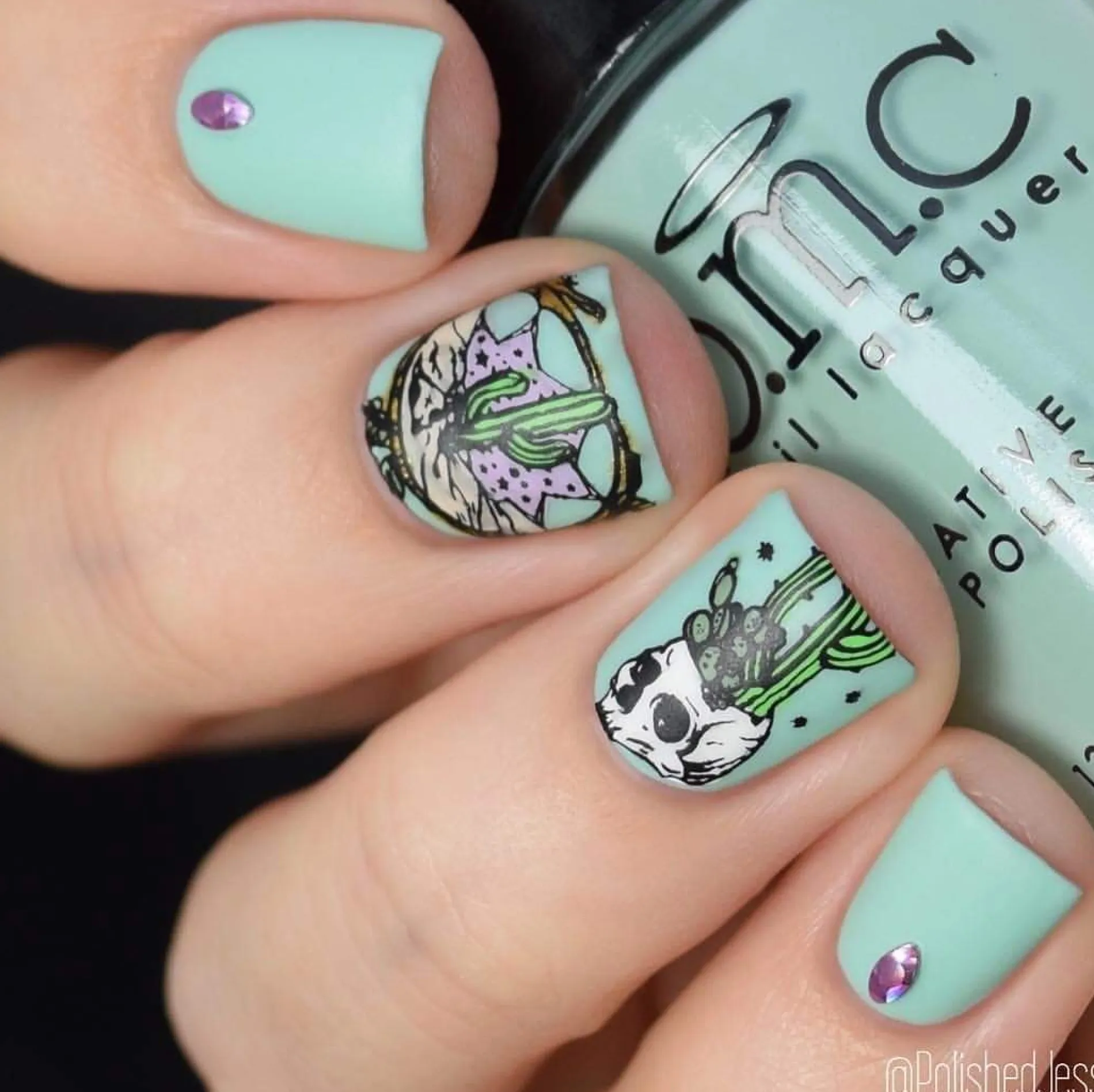The Gardener: 6-Piece Creamy Pastel Stamping Polish Set