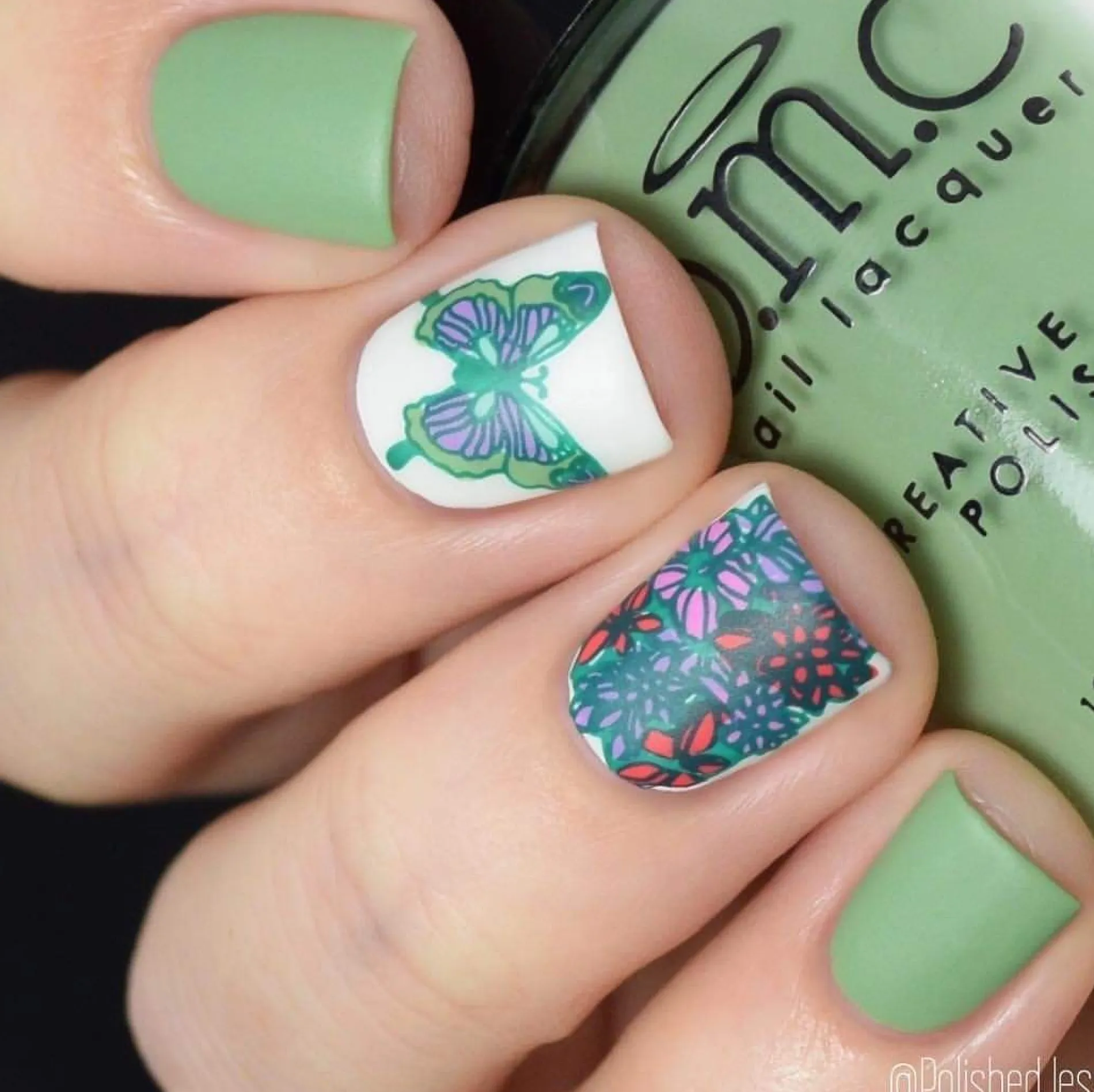 The Gardener: 6-Piece Creamy Pastel Stamping Polish Set