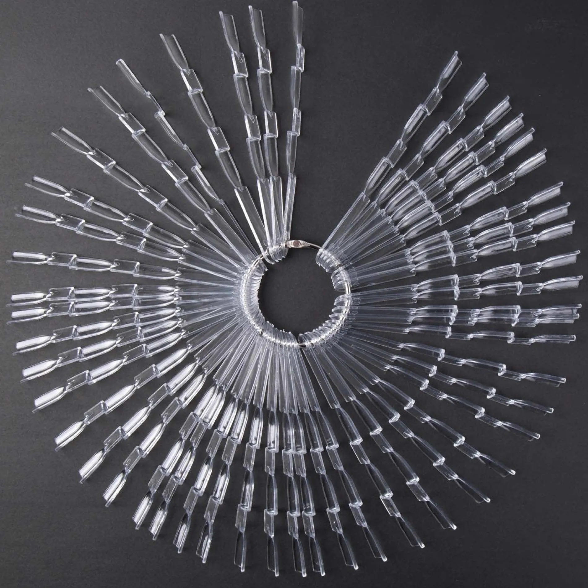 3-Tiered Clear Swatch Sticks w/ Ring - Set of 50 Sticks