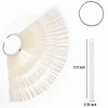3-Tiered White Swatch Sticks w/ Ring - Set of 50 Sticks